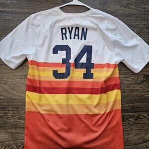 Nolan Ryan Houston Astros MLB Baseball SGA Jersey Youth XL